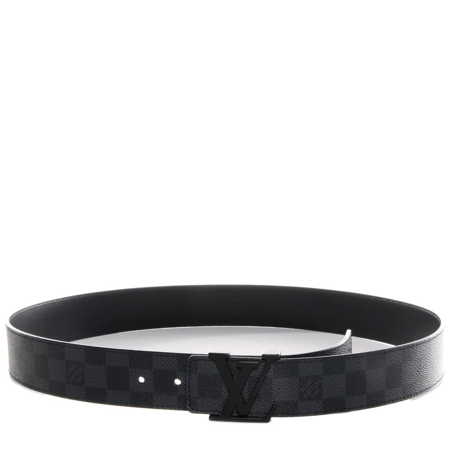 Damier Graphite LV Initiales Belt 100 40