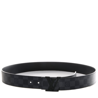 Louis Vuitton Damier Graphite LV Initiales Belt 100 40 1 of 6