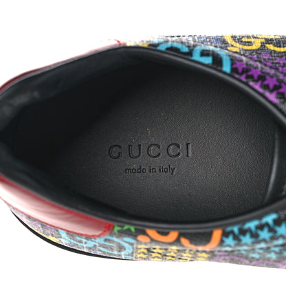 Gucci GG Supreme Monogram Psychedelic Ace Sneakers 41 Black Multicolor 7 of 8