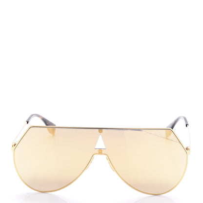 Fendi Metal Mirrored Eyeline Sunglasses FF 0193/S Matte Gold 2 of 9