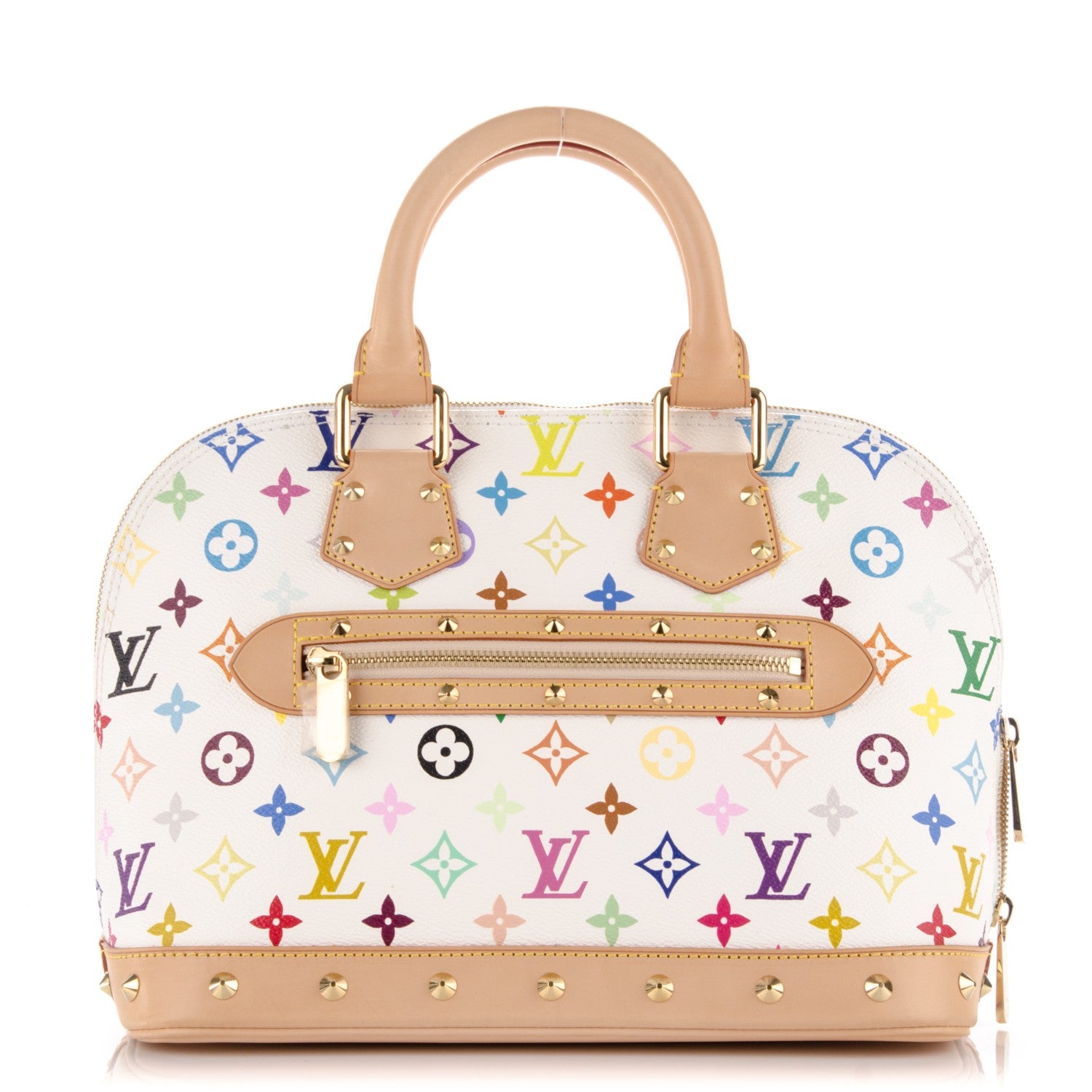 Louis Vuitton Monogram Multicolor Alma White 1 of 7