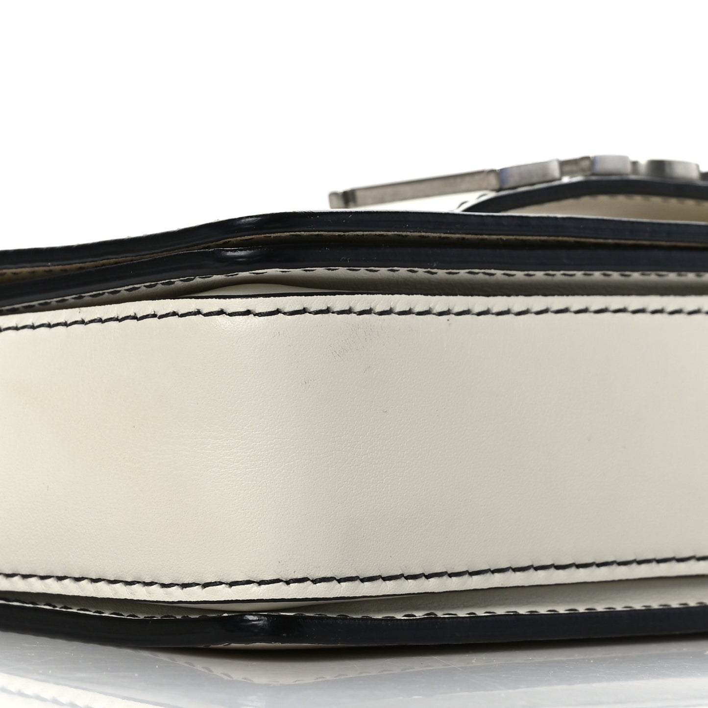 Smooth Calfskin Dio(r)evolution Flap Bag Off White