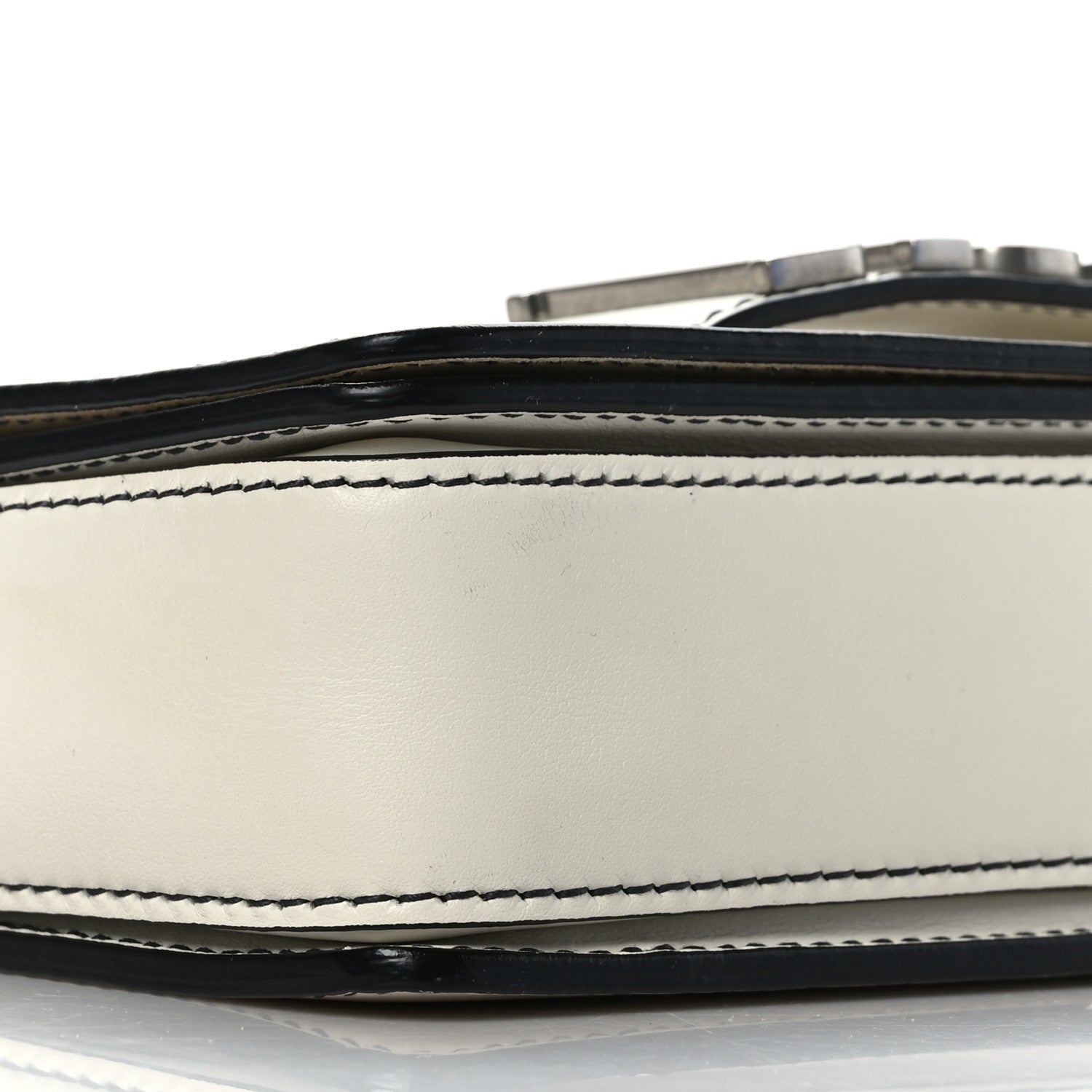 Christian Dior Smooth Calfskin Dio(r)evolution Flap Bag Off White 8 of 9