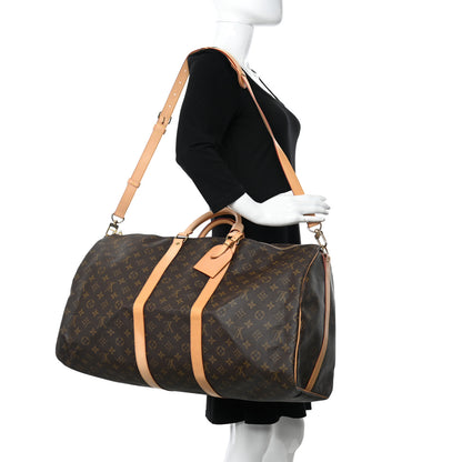Louis Vuitton Monogram Keepall Bandouliere 55 2 of 11