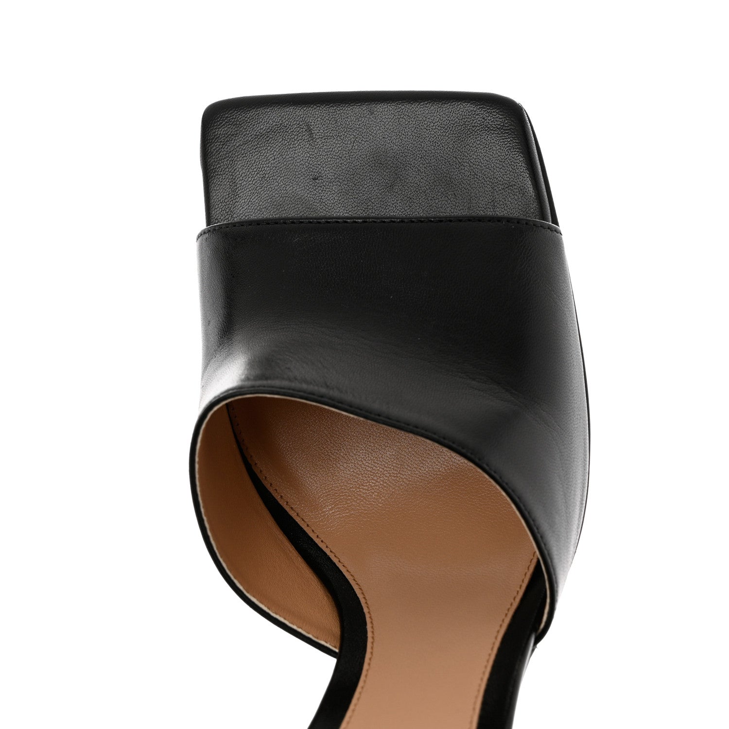 Bottega Veneta Lambskin Stretch Mule Sandals 39.5 Black 8 of 10
