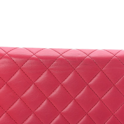 Chanel Lambskin Quilted Boy Wallet On Chain WOC Fuchsia 15 of 20