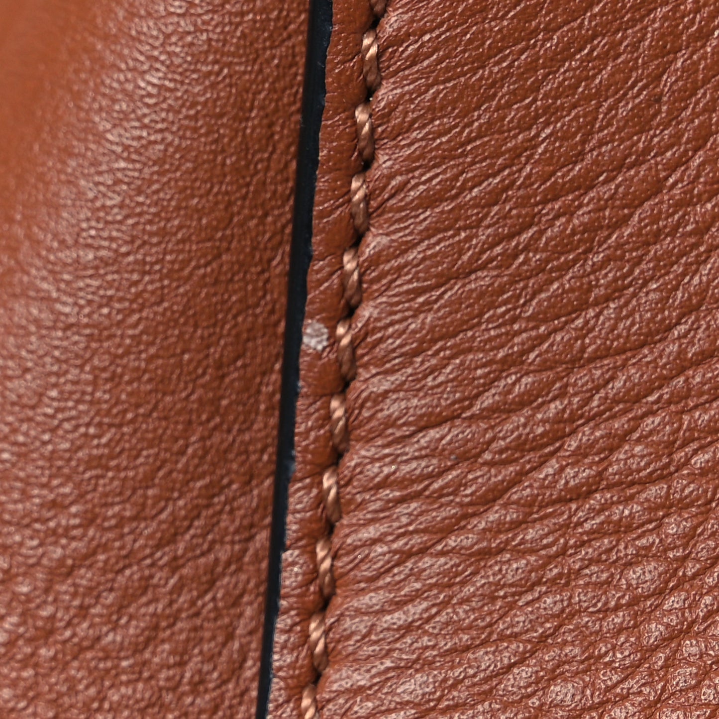 Grained Calfskin Small Hammock Shoulder Bag Tan