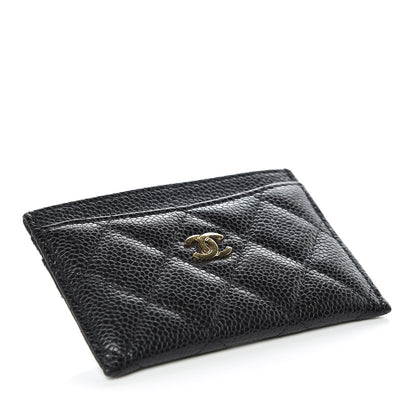 Chanel Caviar Quilted Card Holder Black 4 of 10