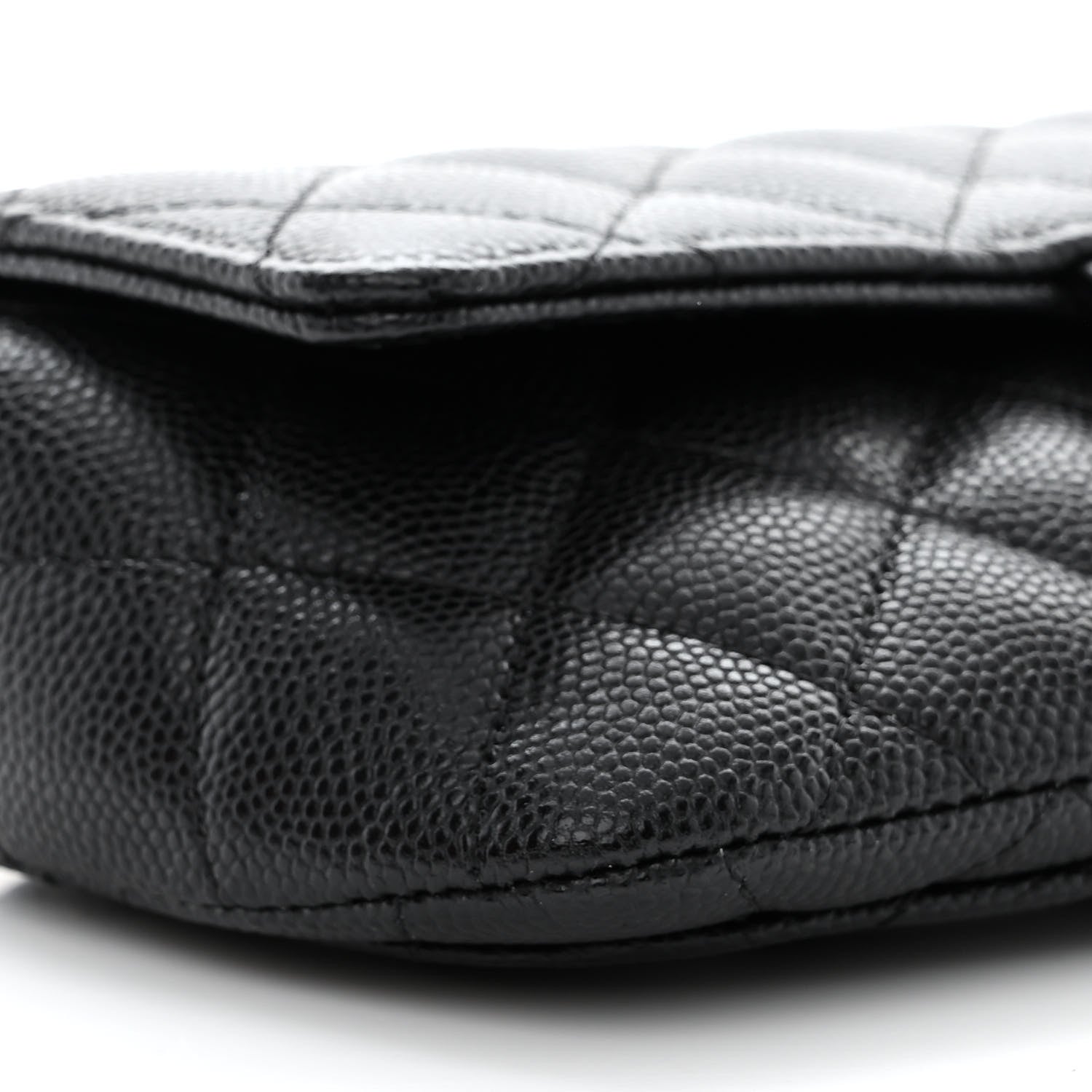 Chanel Caviar Quilted Glasses Case With Chain Black 10 of 12