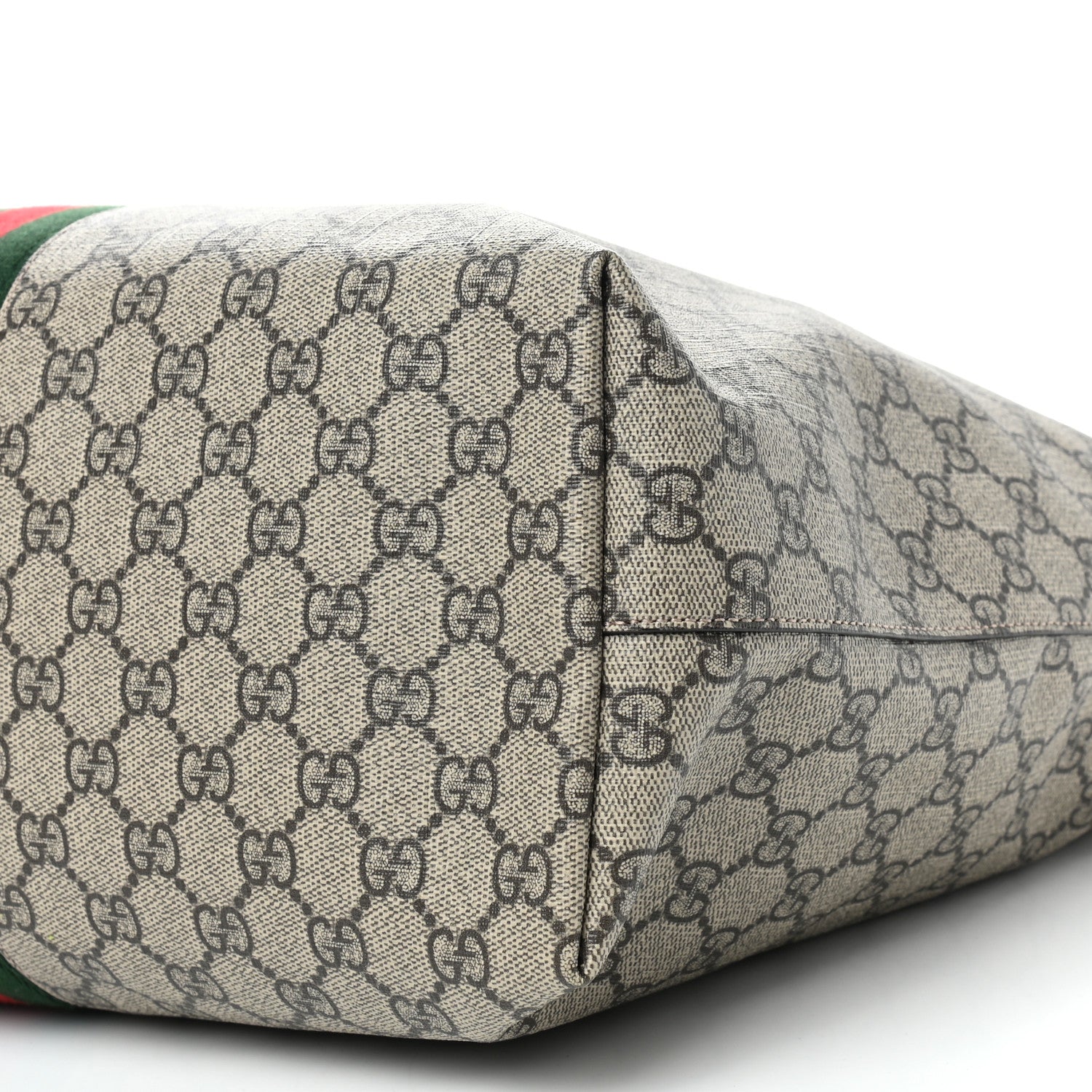 Gucci GG Supreme Monogram Medium Ophidia Shopping Tote Brown 9 of 9