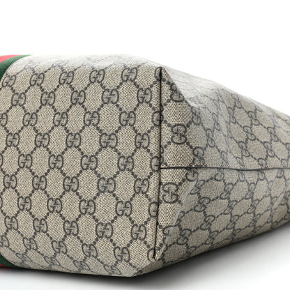 Gucci GG Supreme Monogram Medium Ophidia Shopping Tote Brown 9 of 9