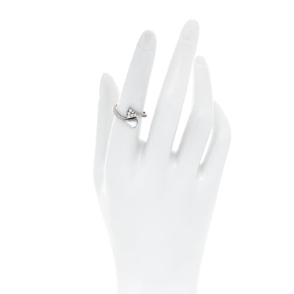 Bulgari 18K White Gold Diamond Mother of Pearl Divas' Dream Ring 54 6.75 3 of 10