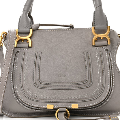 Chloe Calfskin Small Marcie Satchel Cashmere Grey 7 of 11