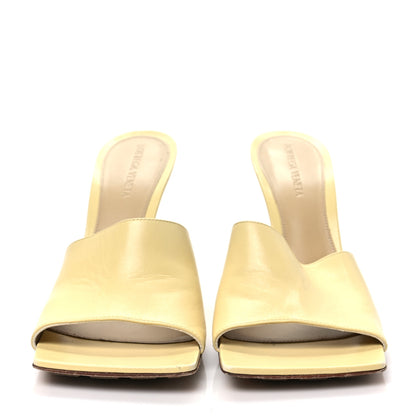 Bottega Veneta Lambskin Stretch Wedge 90mm Sandals 39 Moon Beam 2 of 7