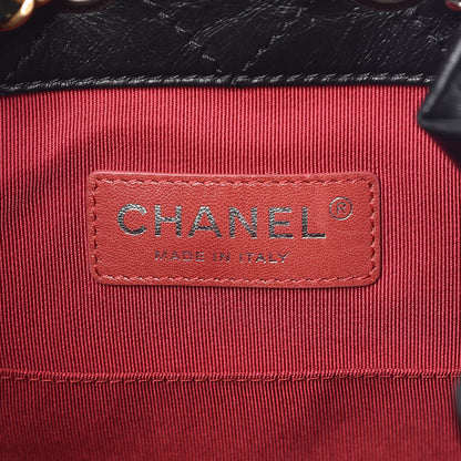 Chanel Aged Calfskin Quilted Small Gabrielle Backpack Black 6 of 14