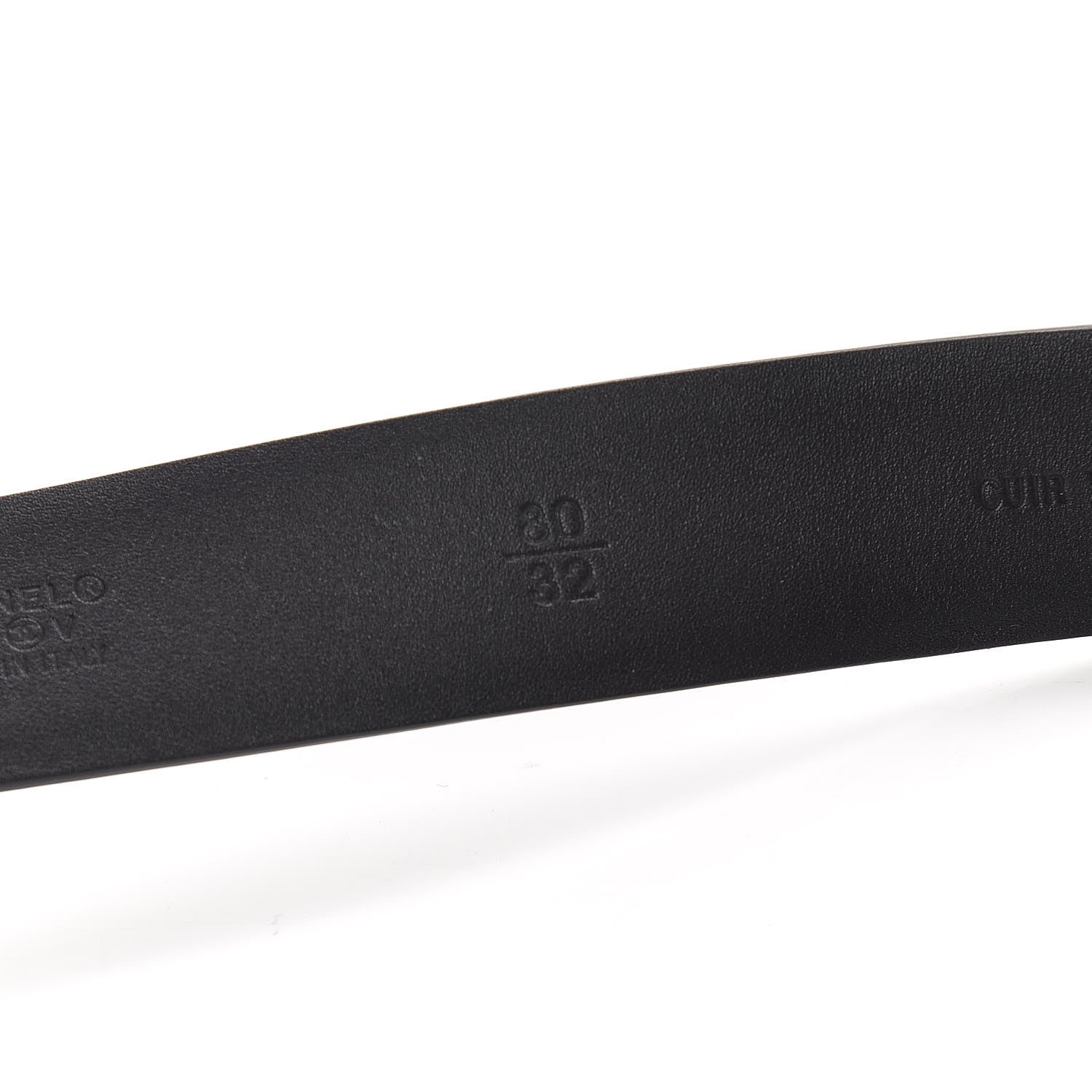 Chanel Calfskin CC Logo Belt 80 32 Black 7 of 8