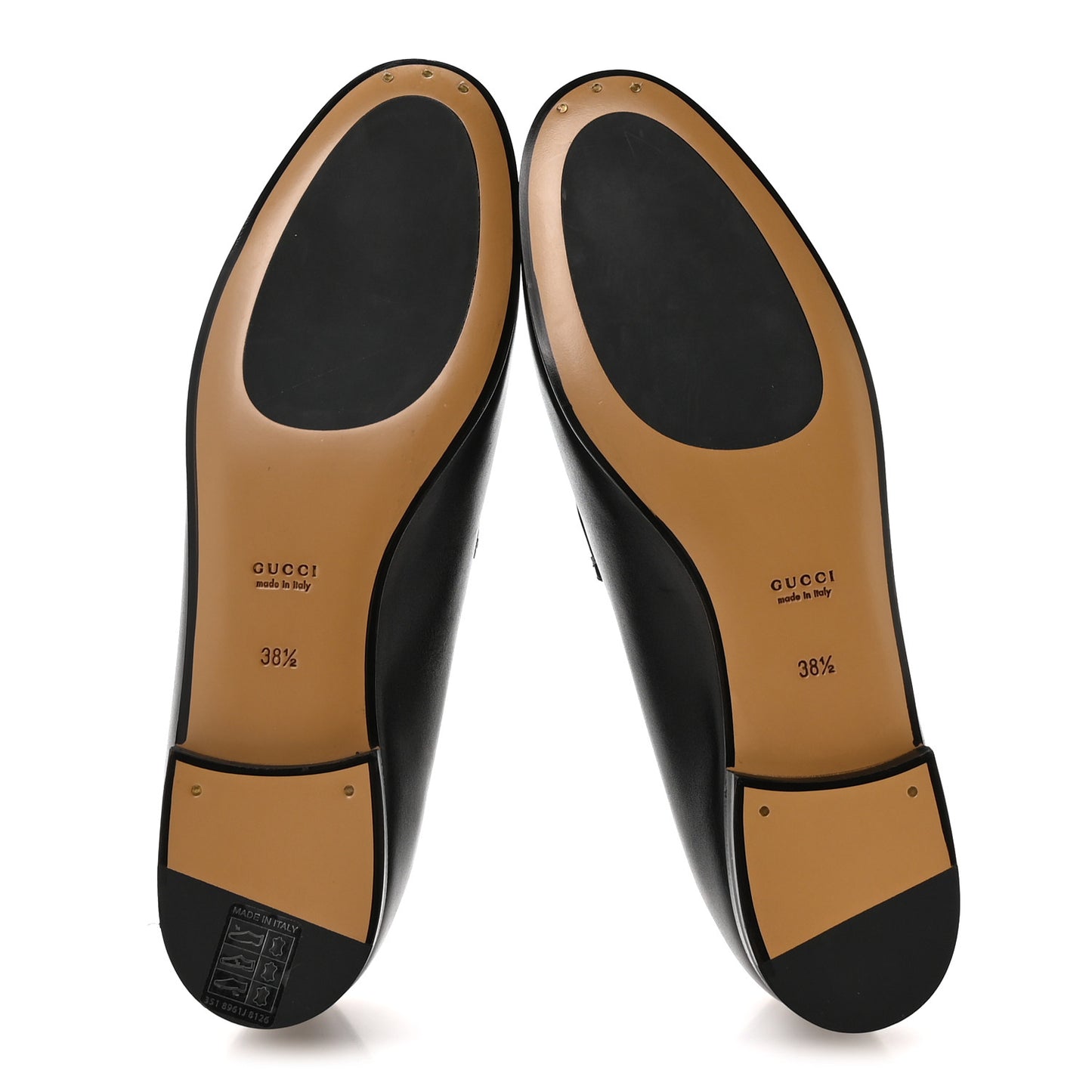 Calfskin Womens Jordaan Loafers 38.5 Black