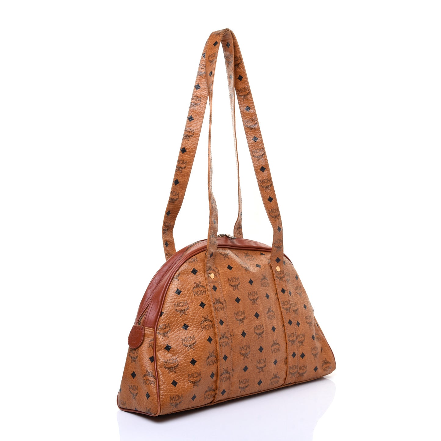 Visetos Bowler Bag Cognac