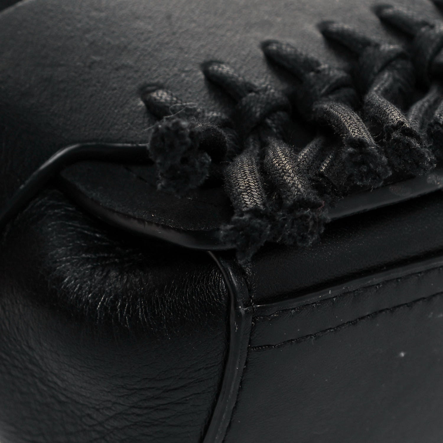 3.1 Phillip Lim Lambskin Suede Fringe Bianca Handbag Black 8 of 16