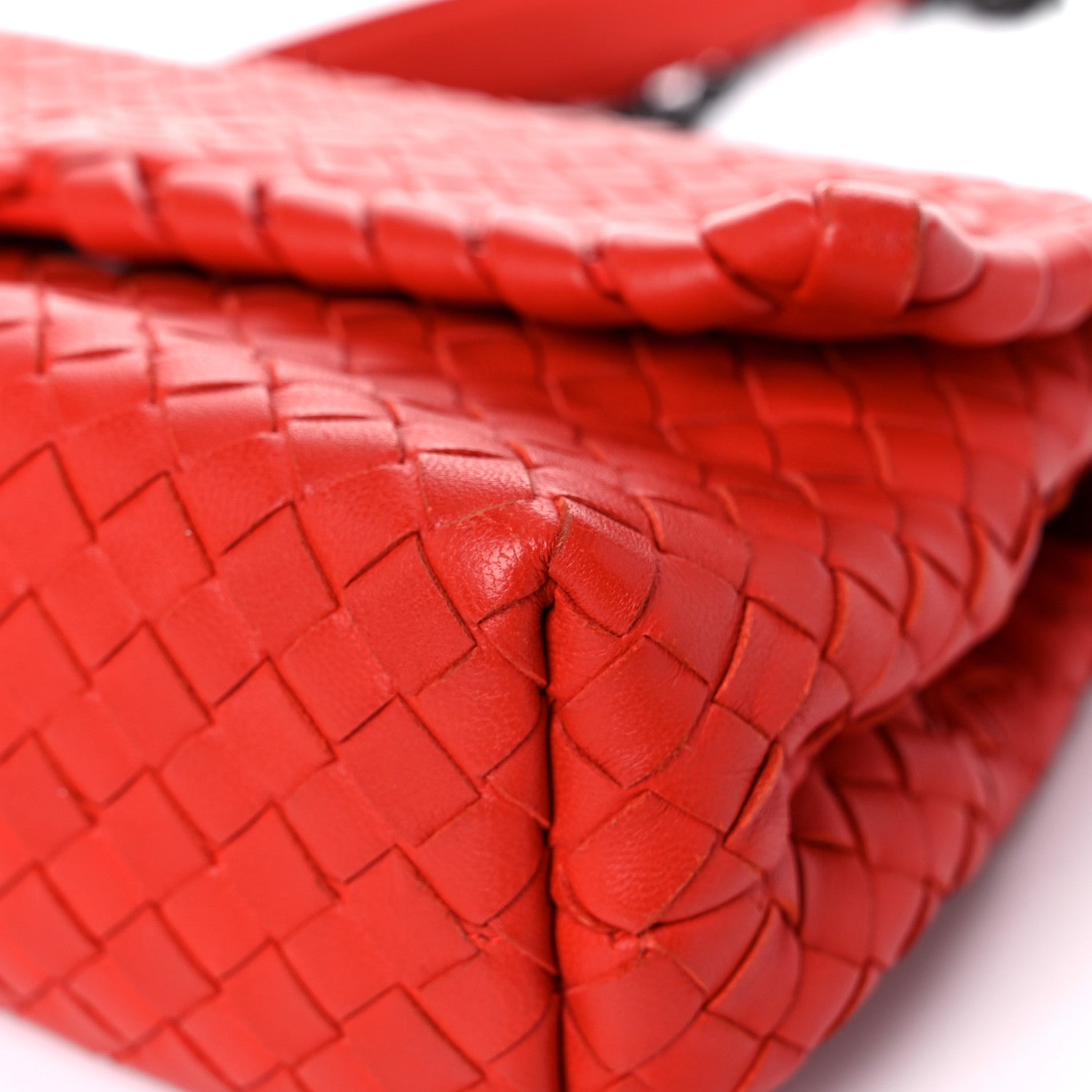 Bottega Veneta Nappa Intrecciato Baby Olimpia Shoulder Bag Vesuvio 8 of 15
