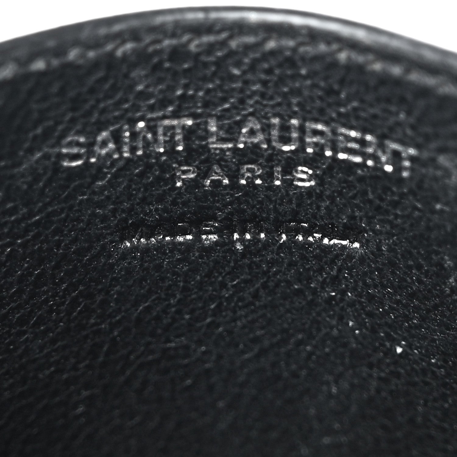 Saint Laurent Calfskin Y Quilted Monogram LouLou Credit Card Case Black 7 of 15