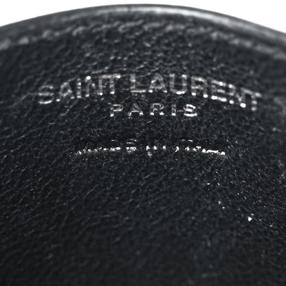 Saint Laurent Calfskin Y Quilted Monogram LouLou Credit Card Case Black 7 of 15
