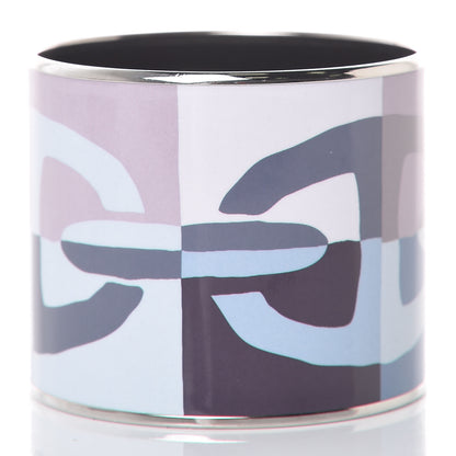 Hermes Enamel Printed Mega Wide Optique Chaine D'Ancre Bracelet 65 3 of 5