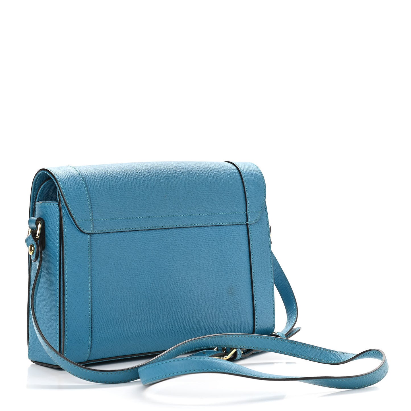 Saffiano Crossbody Bag Blue