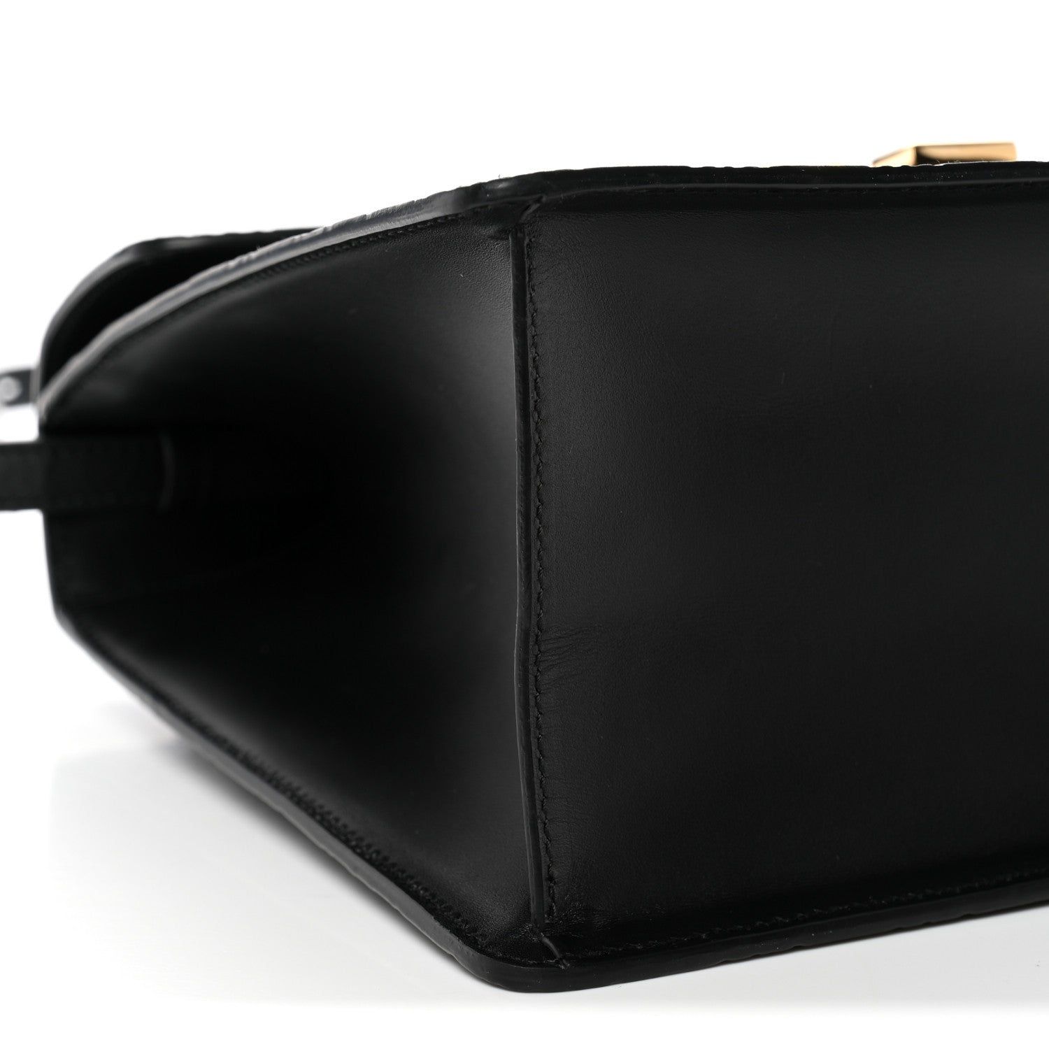 Gucci Guccissima Signature Medium Sylvie Top Handle Bag Black 9 of 10