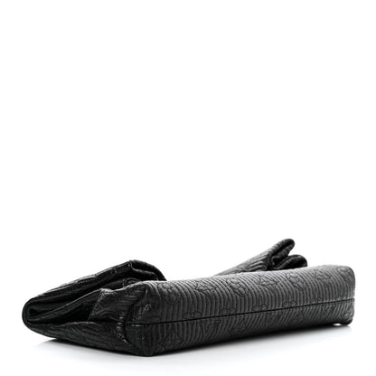 Louis Vuitton Calfskin Quilted Monogram Altair Clutch Black 4 of 6