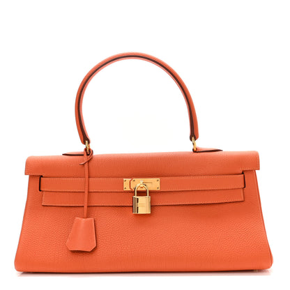 Hermes Togo Shoulder Kelly 40 Orange 1 of 11
