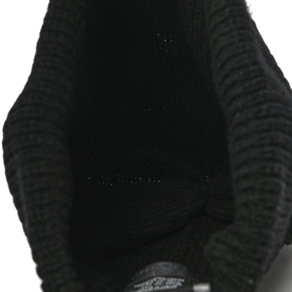 Chanel Cashmere Logo Beanie Hat Black White 4 of 7