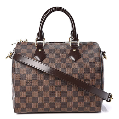 Louis Vuitton Damier Ebene Speedy Bandouliere 25 1 of 10