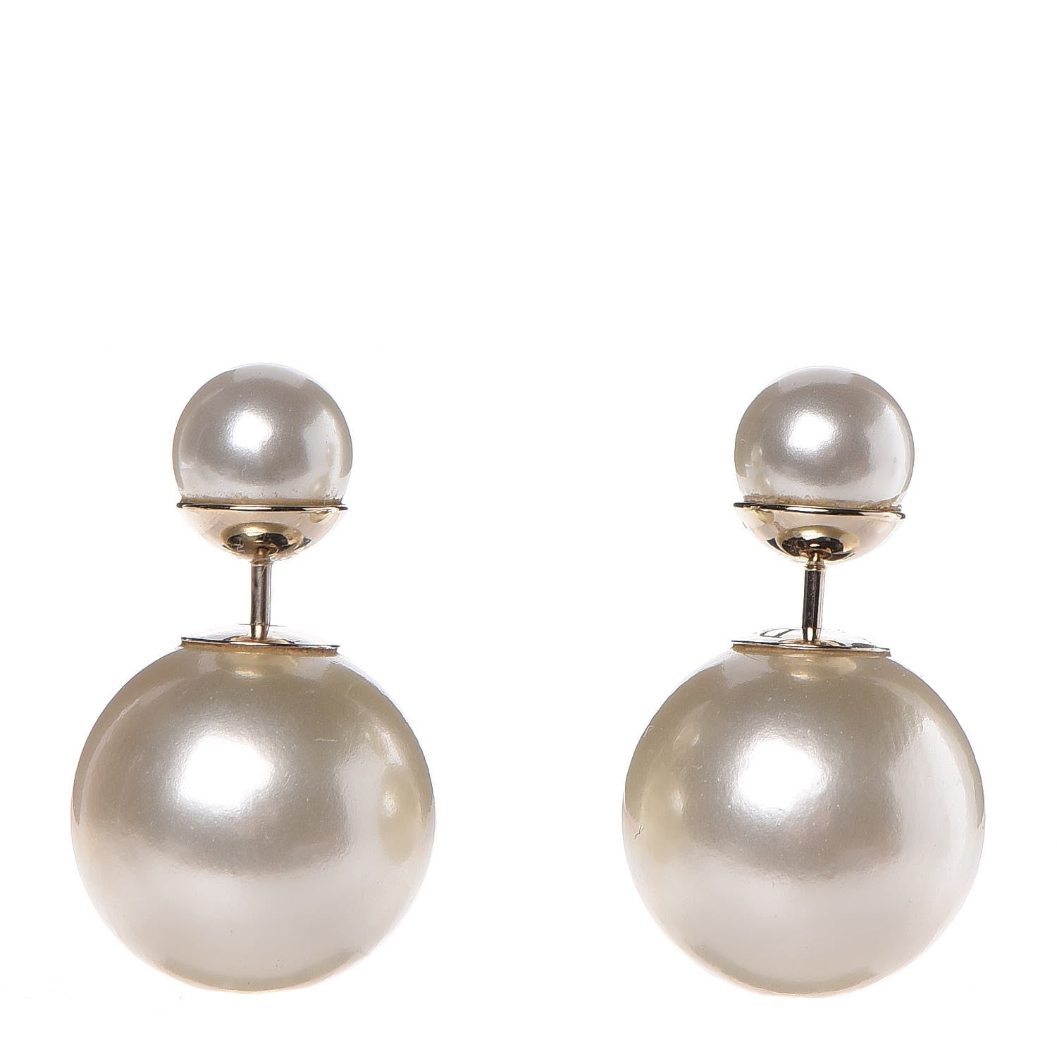 Christian Dior Pearl Mise En Dior Tribal Earrings 1 of 5