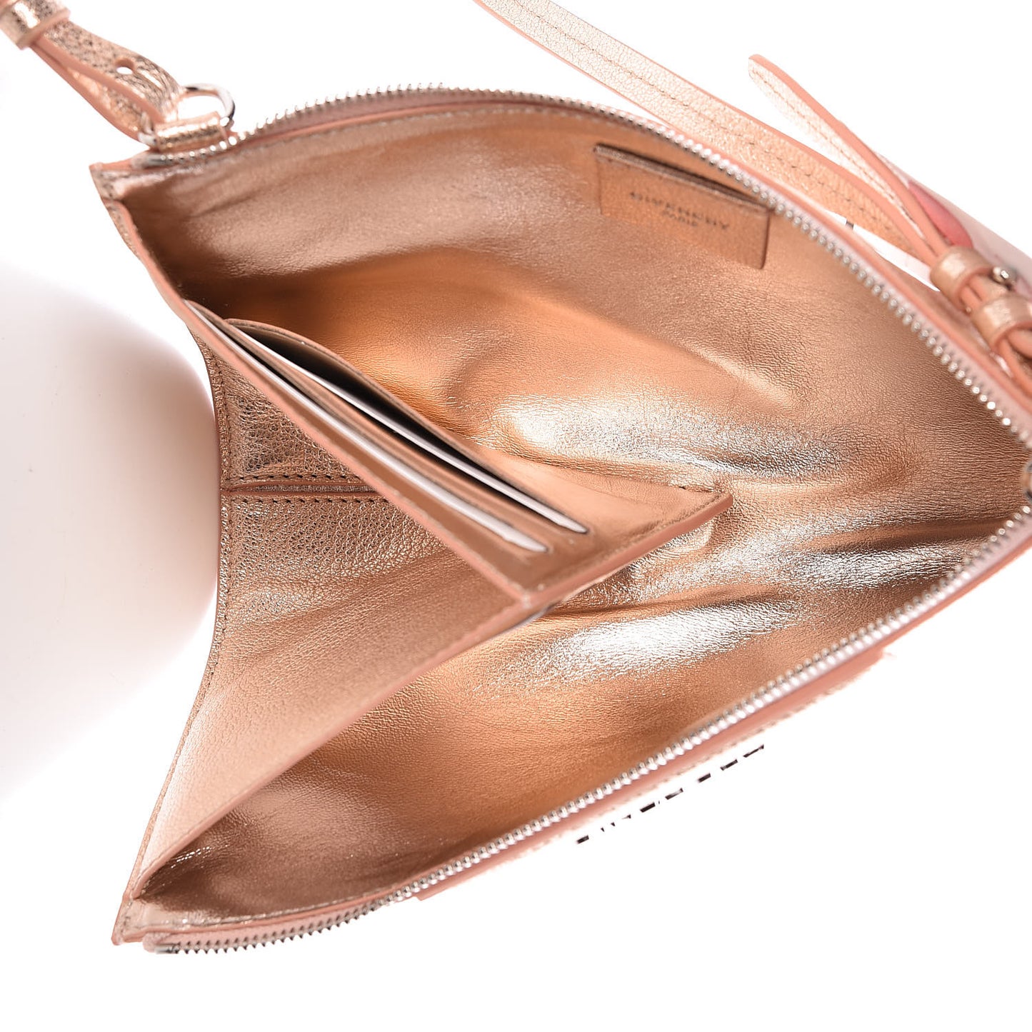 Metallic Grained Goatskin Antigona Crossbody Pink