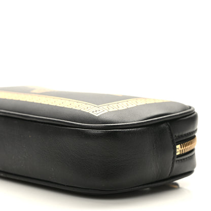 Fendi X VERSACE Vitello Cover Fendace Medusa Small Camera Case Black Gold 9 of 9