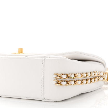 Chanel Caviar Quilted Mini CC You Flap White 10 of 11