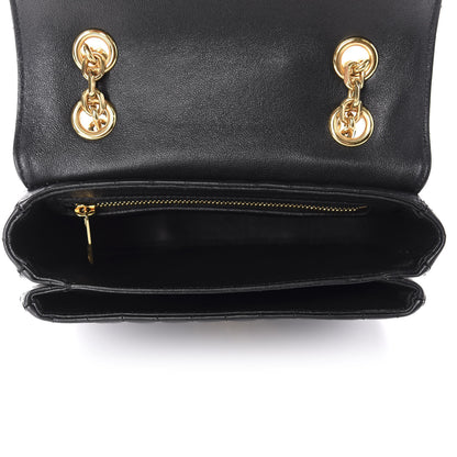 Celine Calfskin Quilted Small C Bag Black 5 of 10