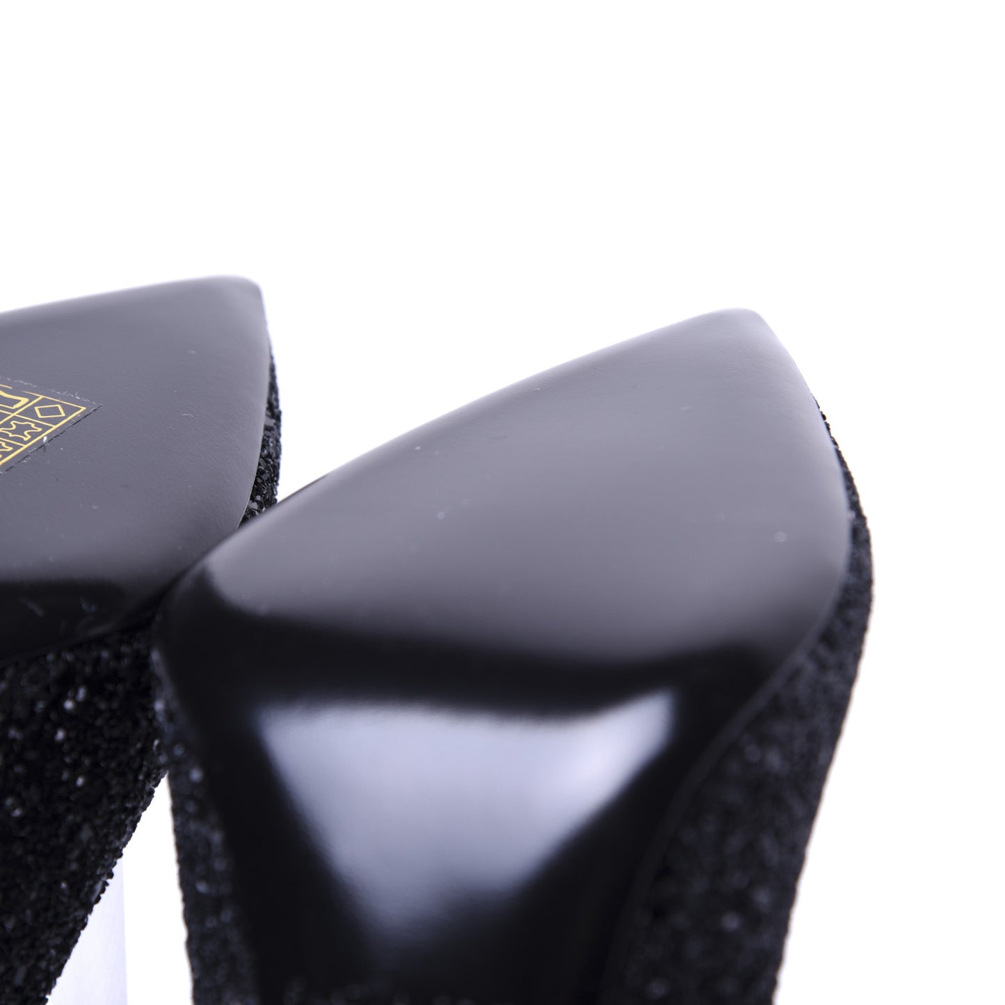 Glitter Era Pumps 39.5 Black Silver