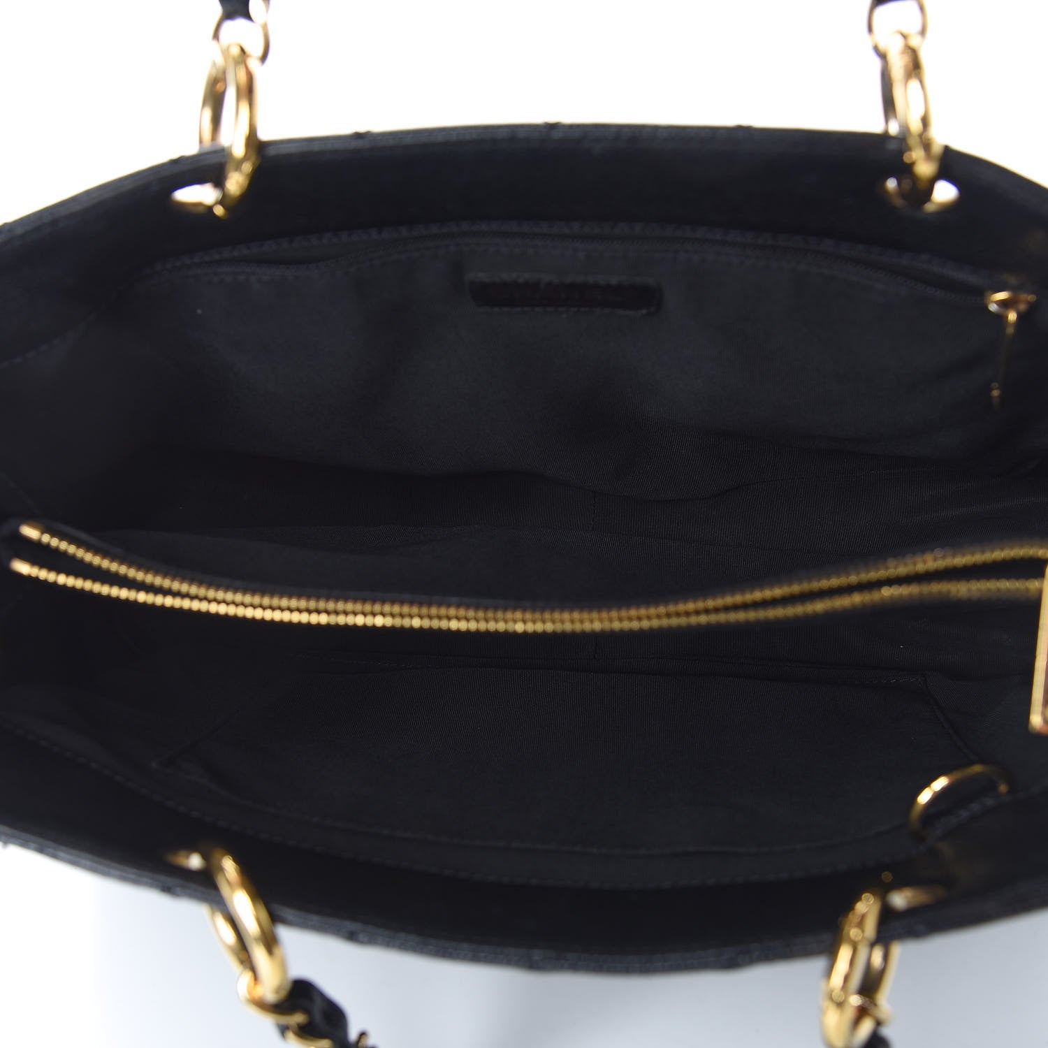 Chanel Caviar Quilted Grand Shopping Tote GST Black 5 of 11