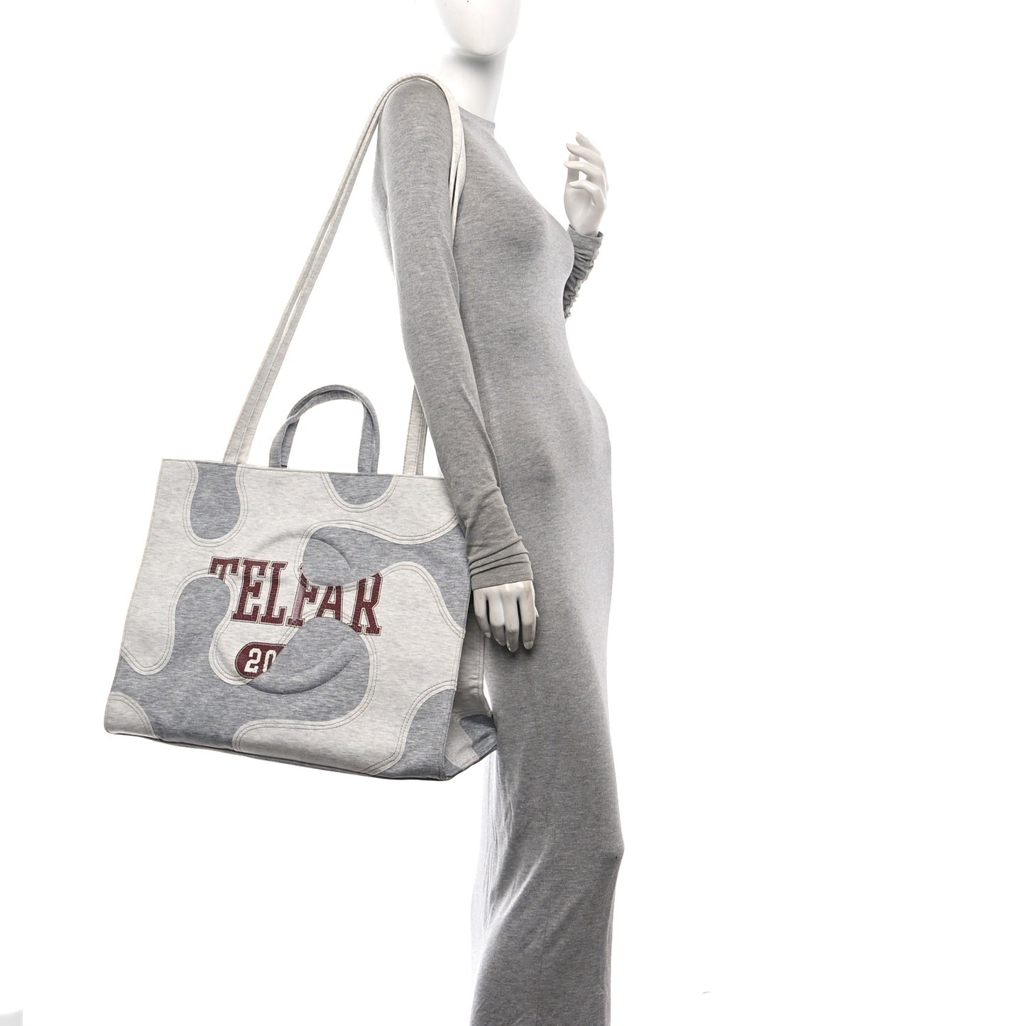 Jersey Large Camo Shopping Bag Heather Grey