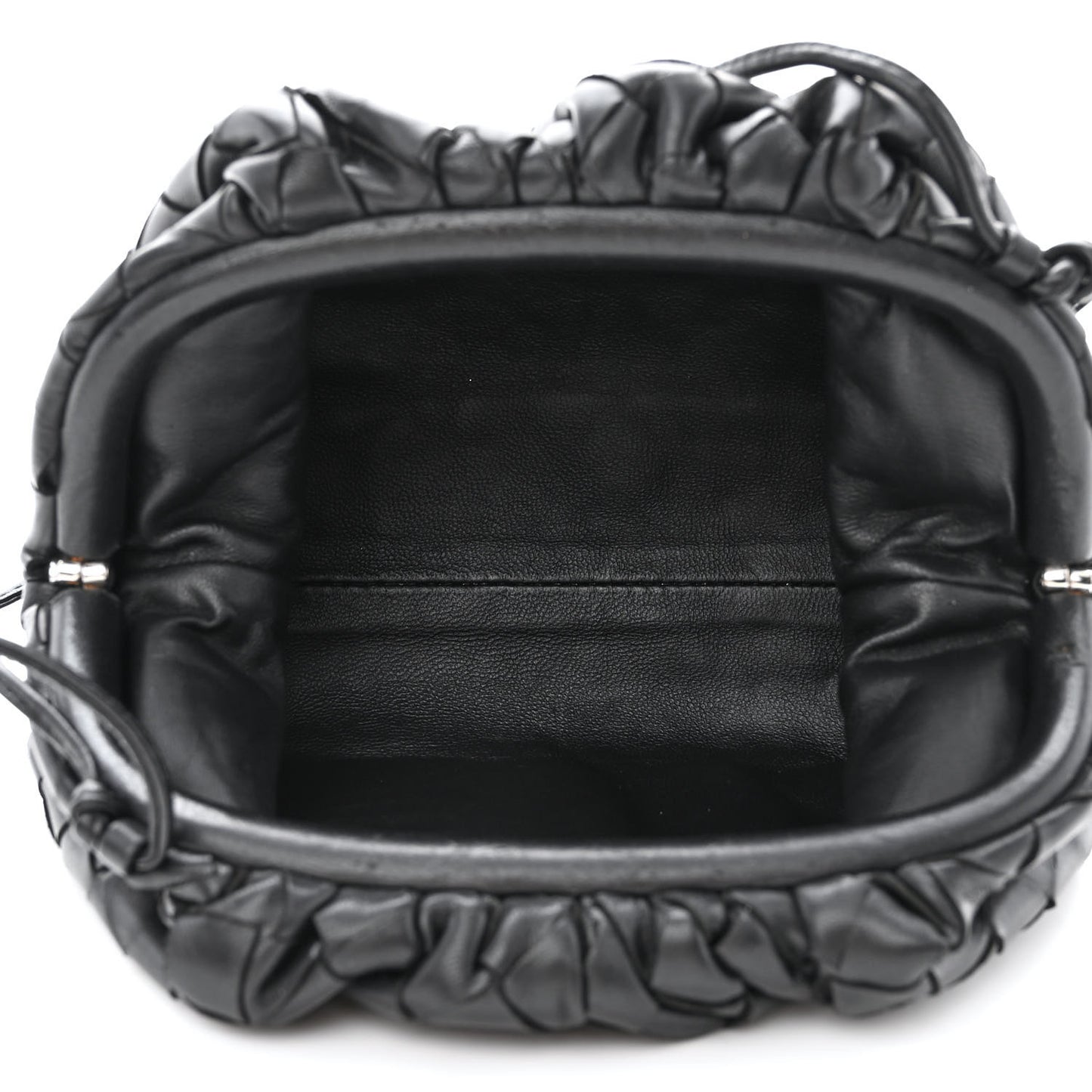 Nappa Intrecciato The Mini Pouch Black