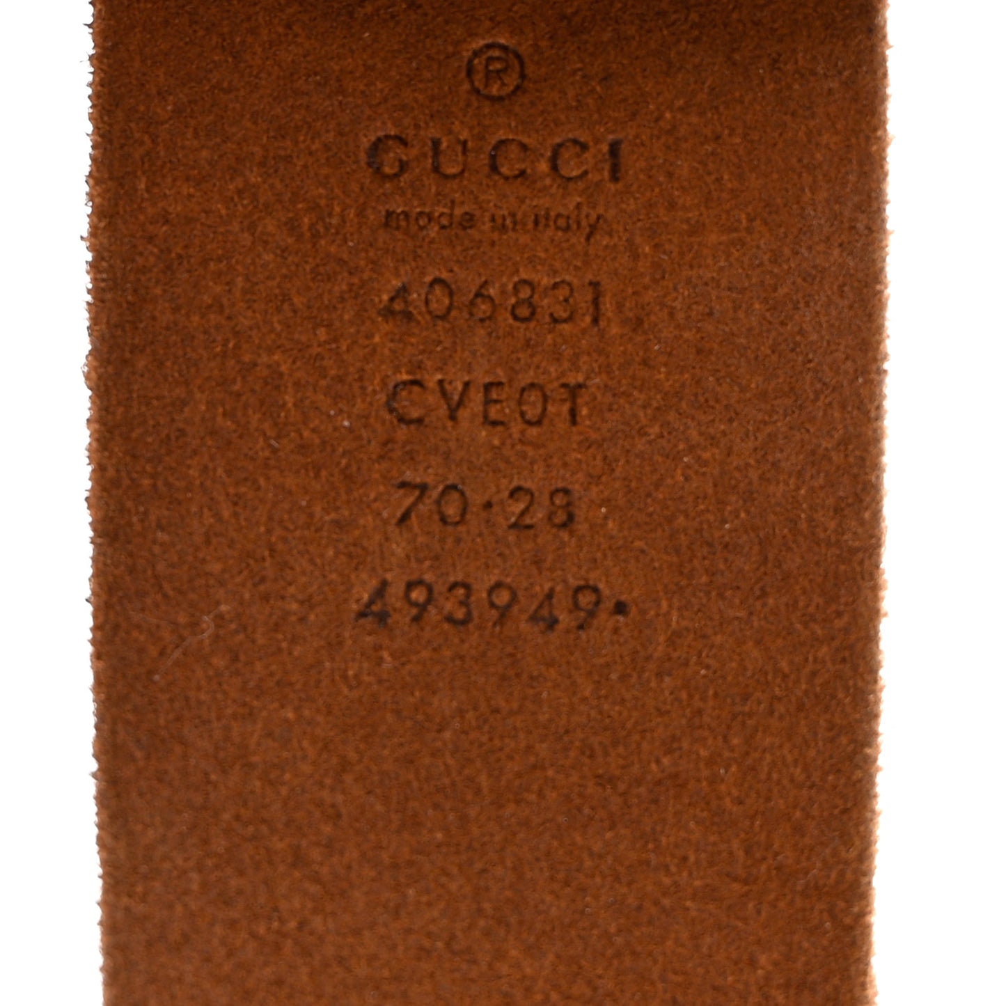 Cuoio Toscano Double G 40mm 70 28 Cuir