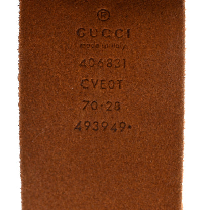 Gucci Cuoio Toscano Double G 40mm 70 28 Cuir 3 of 6
