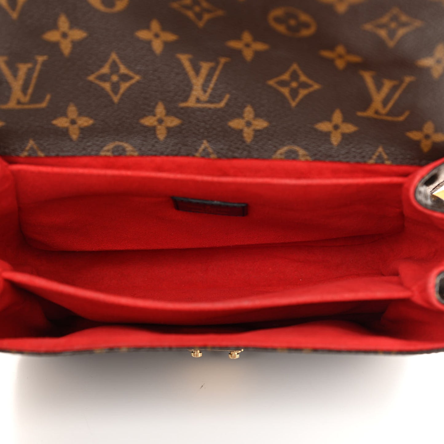 Monogram Braided Pochette Metis Coquelicot