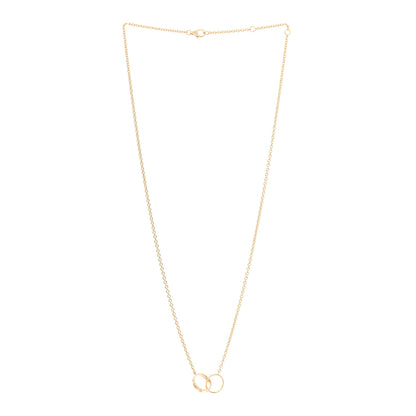 Cartier 18K Yellow Gold Interlocking LOVE Necklace 3 of 7