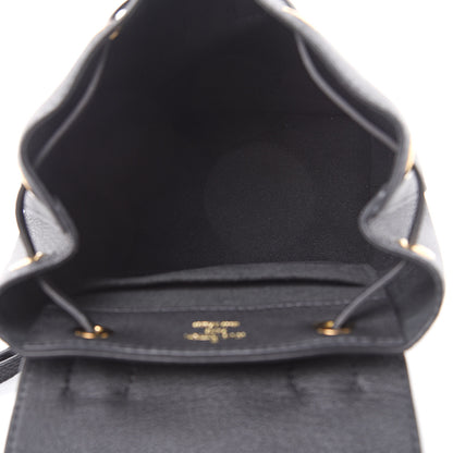 Louis Vuitton Calfskin Lockme Mini Backpack Black 5 of 8