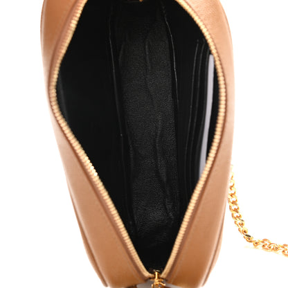 Saint Laurent Grain De Poudre Matelasse Monogram Mini Lou Camera Bag Dark Natural 5 of 9