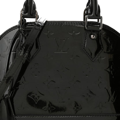 Louis Vuitton Vernis Alma BB Noir Magnetique 8 of 11