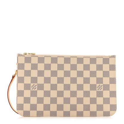 Louis Vuitton Damier Azur Neverfull MM GM Pochette 1 of 6